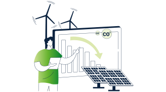 MorgenGrün Illustration erneuerbare Energie