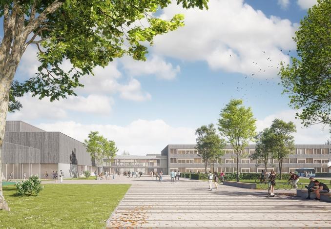 Neubau Gesamtschule Essen Altenessen