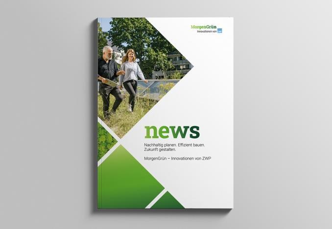 Cover des neuen Kundenmagazins ZWP news mit Titelbild, Gestaltungselementen und Layout der aktuellen Ausgabe