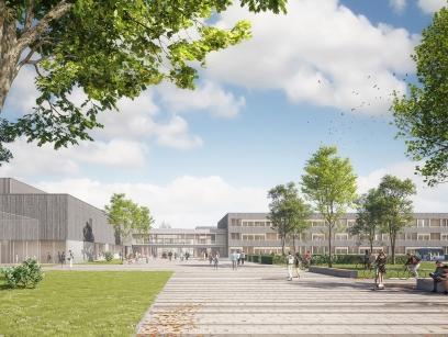 Neubau Gesamtschule Essen Altenessen