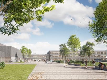 Neubau Gesamtschule Essen Altenessen