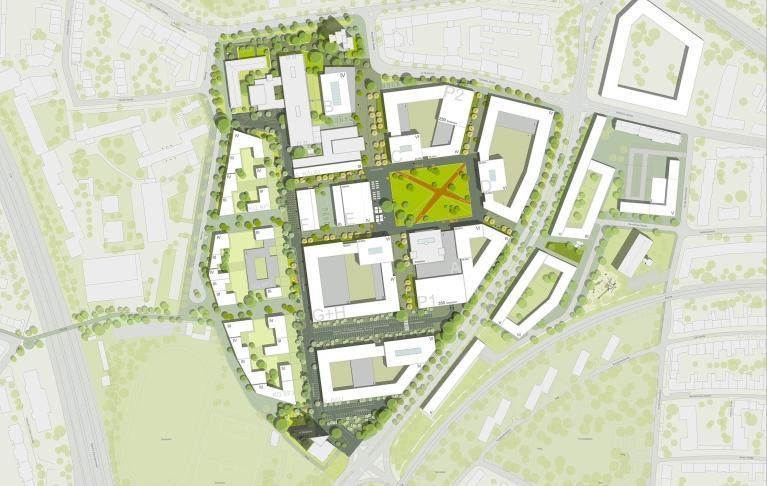 Lageplan des Campus Deutz der TH Köln