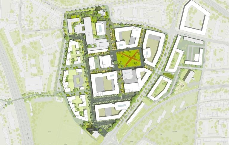 Lageplan des Campus Deutz der TH Köln