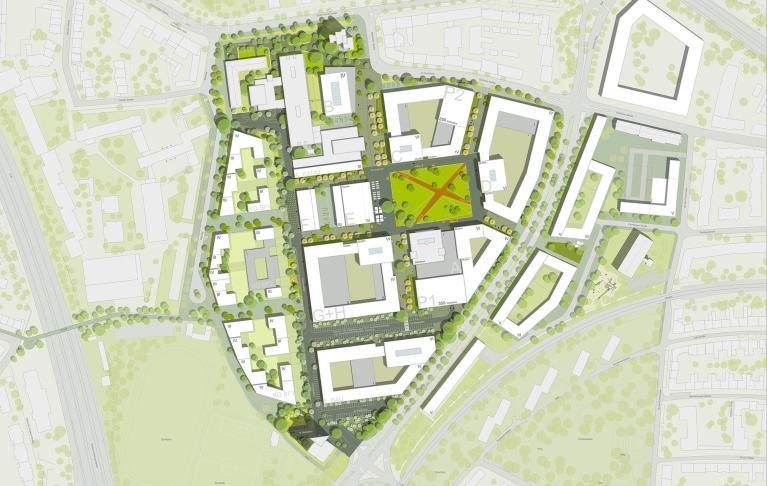 Lageplan des Campus Deutz der TH Köln